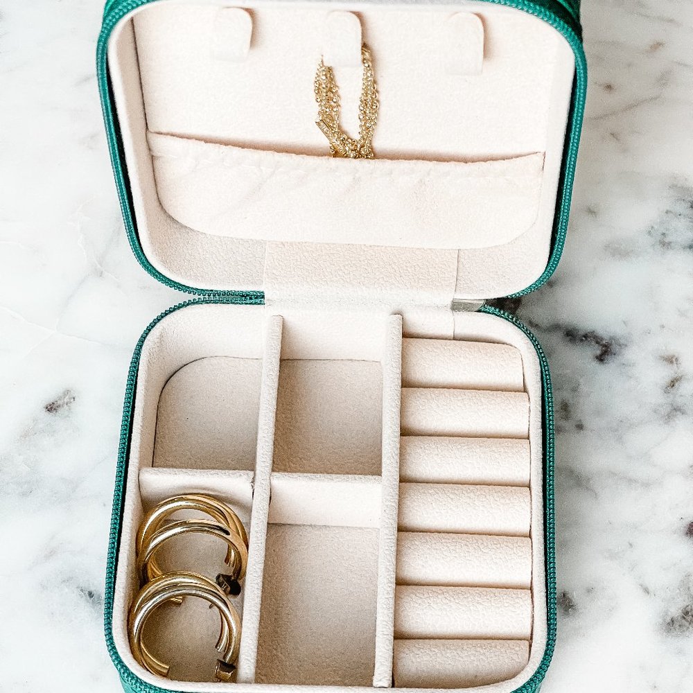 Jade Travel Jewelry Case